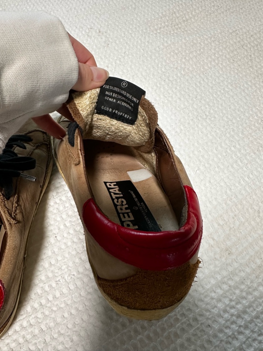 Golden Goose Tan Suede Sneakers - Picture 13 of 16